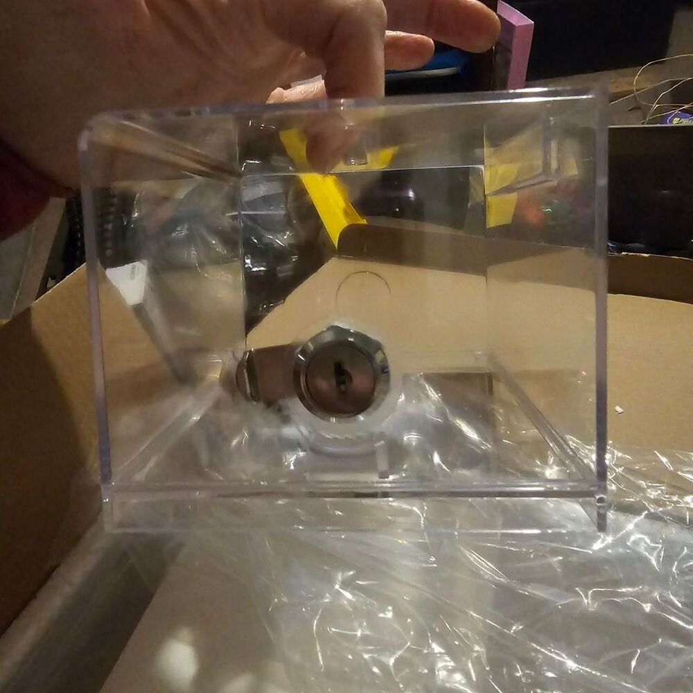 Donation box with money slot, lockable Display Funko Pop size